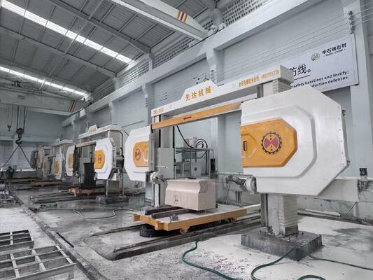Máy cưa dây kim cương CNC 4 trục để cắt đá Granite và Marble
