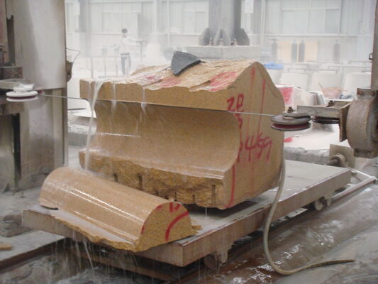 Máy cưa dây kim cương CNC 4 trục để cắt đá Granite và Marble