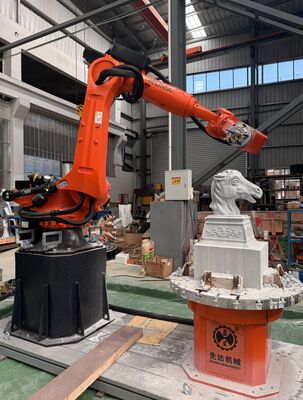 Máy cắt đá robot CNC 6 trục với điều khiển can thiệp và trục BT40 cho chạm khắc quy mô lớn 3100mm