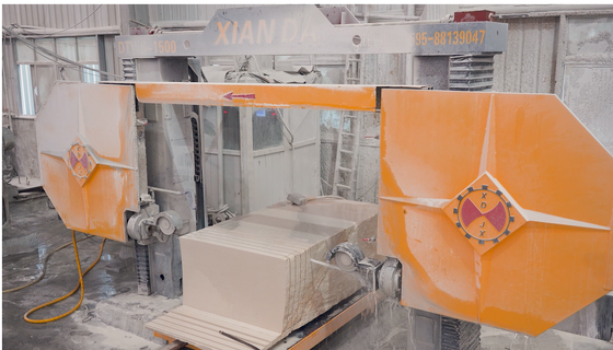 Máy cắt dây CNC 4 trục cho đá hình dạng đặc biệt | Thiết bị gia công biên dạng đá không đều