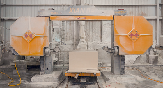 Máy cắt dây CNC 4 trục cho đá hình dạng đặc biệt | Thiết bị gia công biên dạng đá không đều
