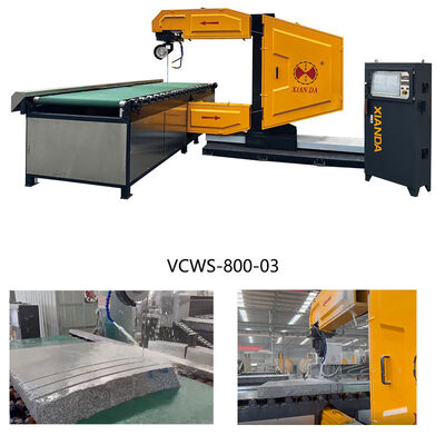 Máy cưa dây kim cương CNC dọc để cắt đá và cắt khối 3D