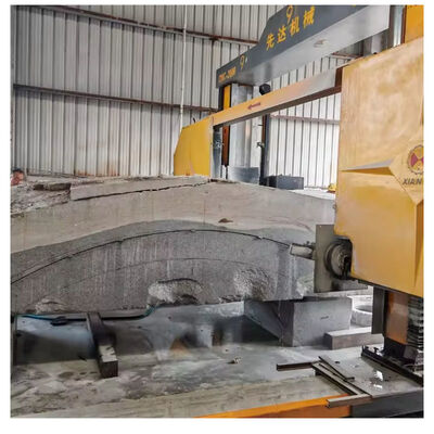 Máy cắt dây kim cương có thể di chuyển bằng giàn công nghiệp để chế tạo khối đá granite