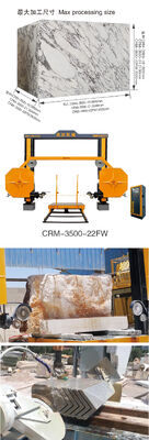4 trục hiệu quả cao máy phân khối CNC với 3000mm Max Processing Size cho cắt đá