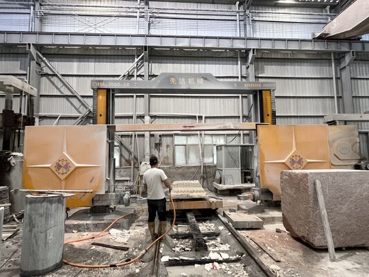 4 trục hiệu quả cao máy phân khối CNC với 3000mm Max Processing Size cho cắt đá