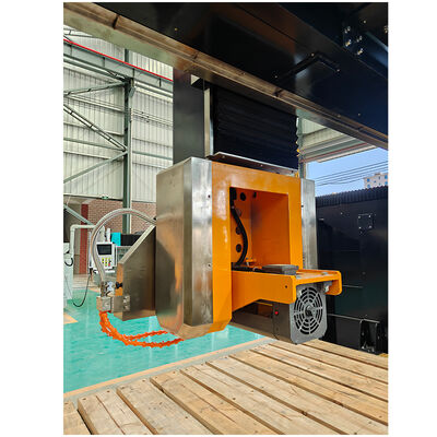 Máy cắt cây cầu CNC 5 trục thúc đẩy 900 cao độ chính xác Granite Marble Saw với 360 ° quay