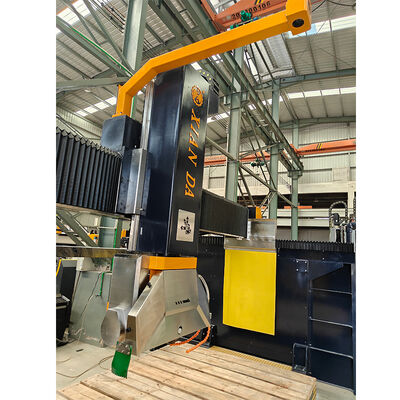 Máy cắt cây cầu CNC 5 trục thúc đẩy 900 cao độ chính xác Granite Marble Saw với 360 ° quay