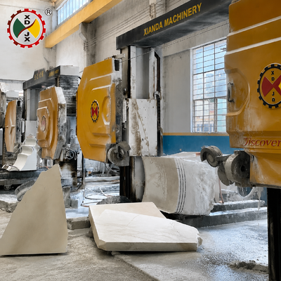 XIANDA Marble Basalt CNC Diamond Bead Wire Saw Stone Cutting Profiling Machine Máy cắt đá