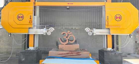 XIANDA Marble Basalt CNC Diamond Bead Wire Saw Stone Cutting Profiling Machine Máy cắt đá