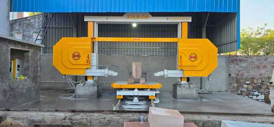 XIANDA Marble Basalt CNC Diamond Bead Wire Saw Stone Cutting Profiling Machine Máy cắt đá