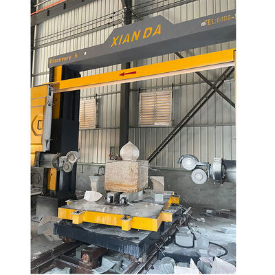 Máy cưa dây kim cương CNC 5 trục có độ chính xác cao để tạo hình đá phức tạp và chạm khắc 3D