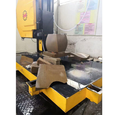 Máy cưa dây kim cương CNC 5 trục tự động để cắt và tạo hình khối đá granite