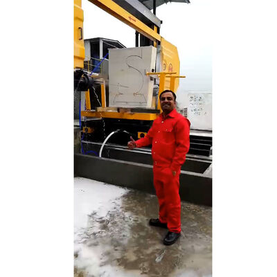 Máy cưa dây kim cương CNC 5 trục tự động để cắt và tạo hình khối đá granite