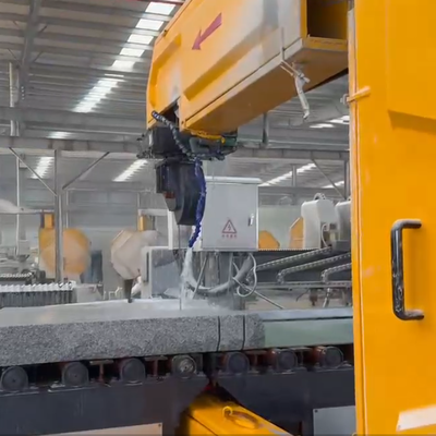 Máy cưa dây kim cương CNC trục A dọc xoay 360° với động cơ chính nam châm vĩnh cửu để cắt đá 2300mm