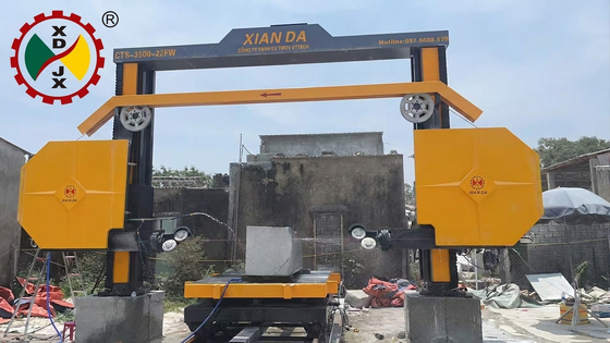 Dụng cụ cắt chính xác bằng dây kim cương, trọng lượng gộp 10500kg, được chế tạo để hoạt động hiệu quả trong các dự án cắt đá và bê tông