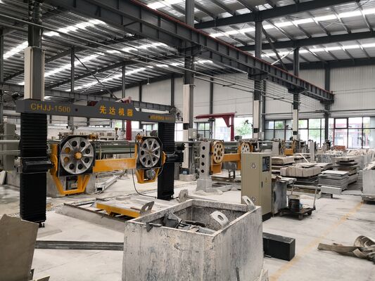 Máy cắt đá phiến tròn CNC thuận tiện để chế biến đá granite