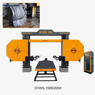 Khả năng cắt tốc độ cao Máy cưa kim cương cung cấp Trolley kích thước 1300 2500mm và Max xử lý kích thước 3000 3000 1500mm để cắt