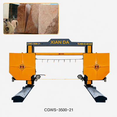 High Precision Gantry Movable Diamond Wire Saw Machine for Stone Block Cutting, Dressing and Squaring