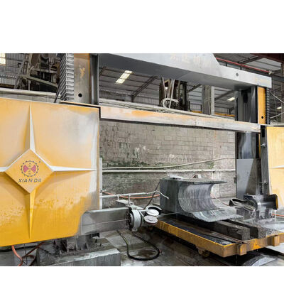 Máy cưa dây kim cương điều khiển CNC hiệu suất cao với liên kết bốn trục chính để cắt đá