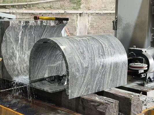 Máy cưa dây kim cương điều khiển CNC hiệu suất cao với liên kết bốn trục chính để cắt đá