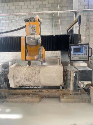 PLC / CNC điều khiển hai PC máy cắt baluster cho đá granit đá cẩm thạch