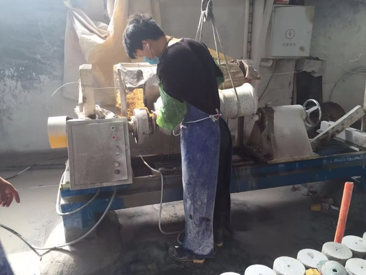 Máy đánh bóng con tiện & cột dễ thao tác cho đá marble granite