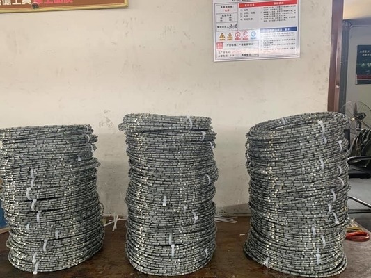Đá cắt 8,8mm Granite Dây kim cương Cưa Công cụ định hình đá Granite