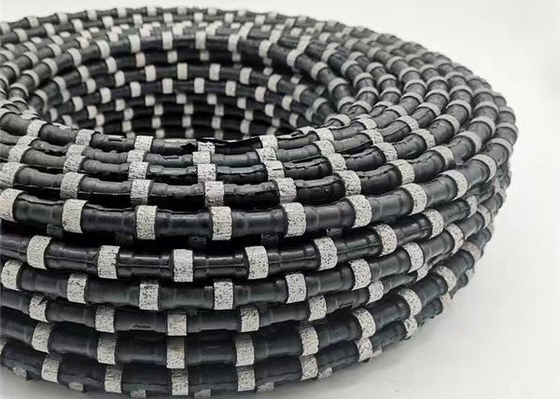 Công cụ khai thác đá cẩm thạch Dây kim cương Dây cưa để cắt đá 11,5mm