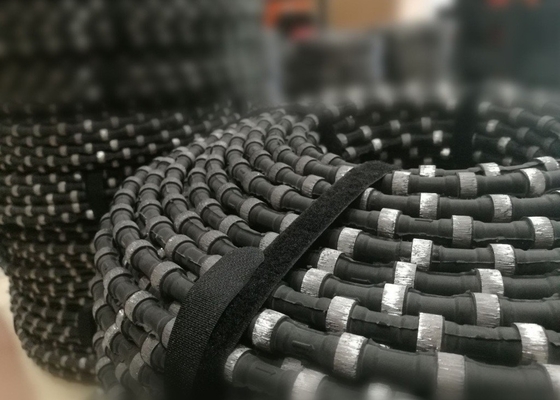Đá cắt 11,5mm Granite Dây kim cương Cưa đá Granite Dụng cụ khai thác đá