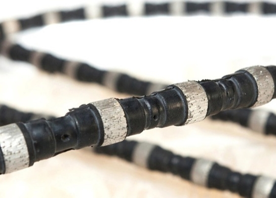 Đá cắt 11,5mm Granite Dây kim cương Cưa đá Granite Dụng cụ khai thác đá