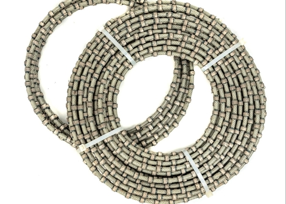 Dụng cụ đầm khối bằng đá Granite Dây kim cương Cưa Dây cáp kim cương Cưa 11mm