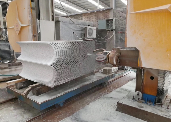 Cột đá hoa cương bằng đá cẩm thạch Máy khắc đá CNC Máy cưa dây kim cương