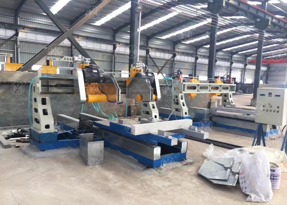 Máy cắt cạnh đá bốn lưỡi cho tấm cột