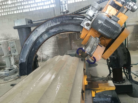 Máy chế biến đá có khe cột La Mã tự động 7,5kw