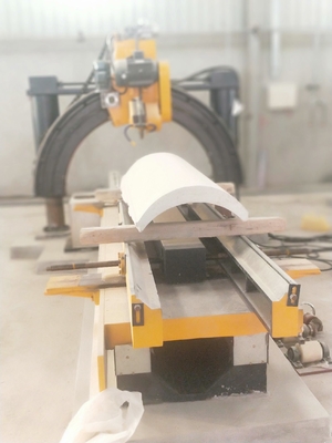 Máy chế biến đá có khe cột La Mã tự động 7,5kw