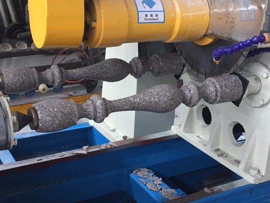 Máy tiện đá PLC Máy cắt đá trụ đơn Máy tạo hồ sơ cho Balust