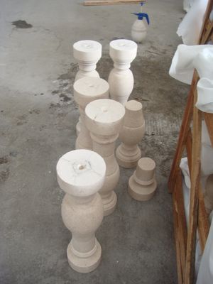 Baluster Cột rắn Lan can Lan can Máy đánh bóng cột 500mm 600mm