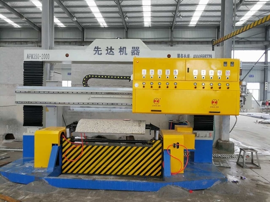 Máy đánh bóng phiến đá tròn PLC để xử lý cột rỗng