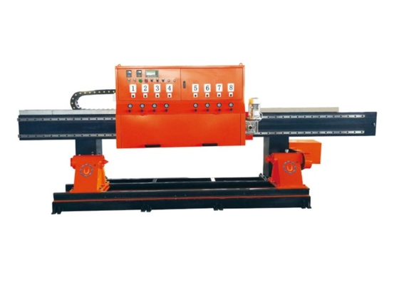 Máy đánh bóng phiến đá dạng cột nhiều đầu PLC để tạo hồ sơ