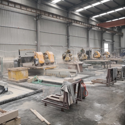 PLC Loại giàn CNC Máy cắt hồ sơ đá tuyến tính hai lưỡi